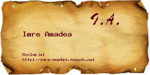 Imre Amadea névjegykártya